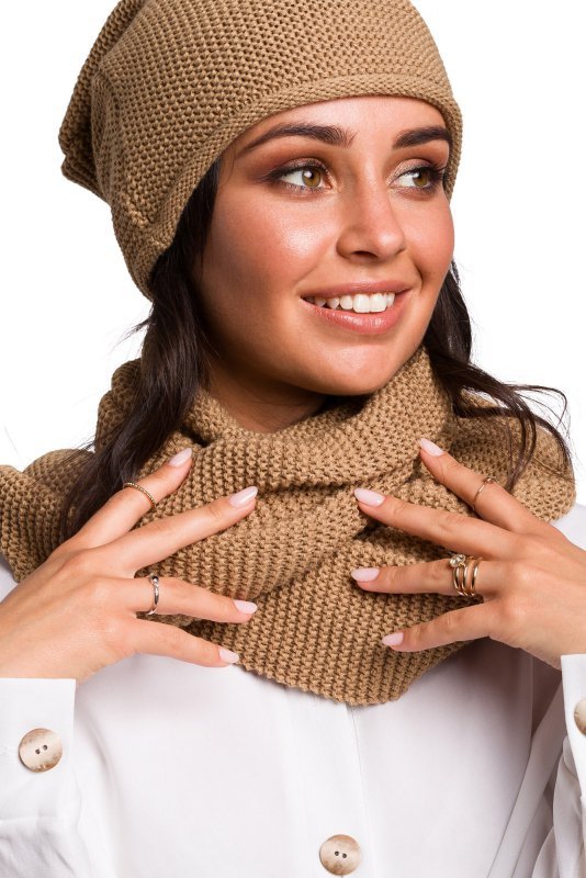 Be Knit BK042 Komin - karmelowy