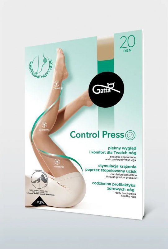 GATTA RAJSTOPY KOMPRESYJNE CONTROL PRESS 20 DEN