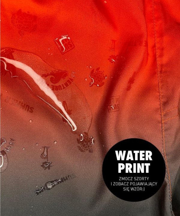 ATLANTIC SZORTY KĄPIELOWE WATER PRINT KMB-210