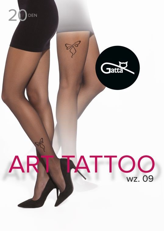GATTA RAJSTOPY ART TATTOO WZ.09 20 DEN