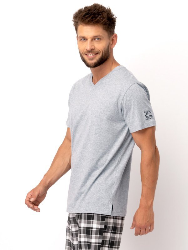 KEY PIŻAMA MĘSKA MNS 460 KR R.3XL-4XL