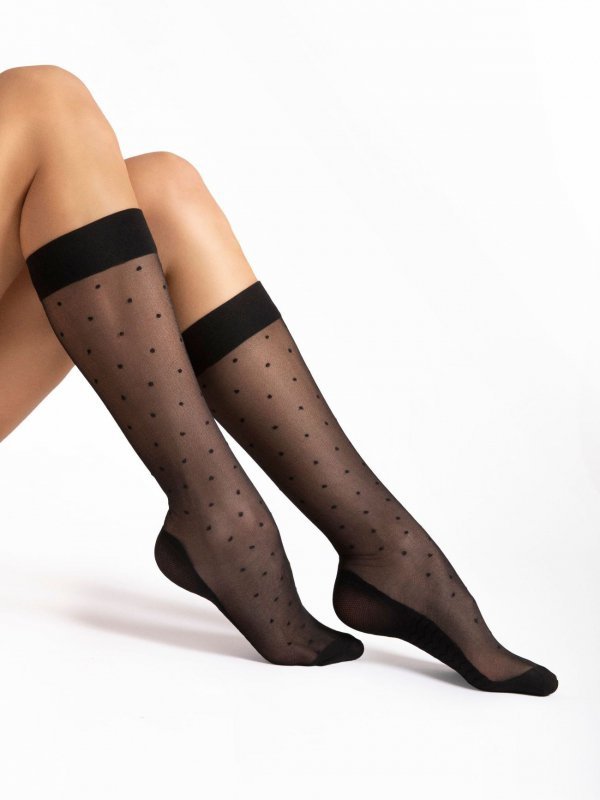FIORE PODKOLANÓWKI DOTS MASSAGE 20 DEN