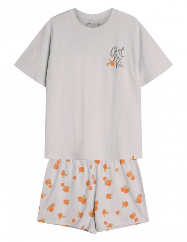 ESOTIQ & HENDERSON PIŻAMA DAMSKA NARANJA 42684 KR