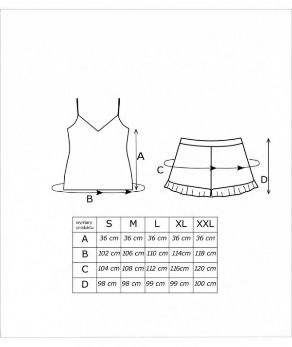 DONNA PIŻAMA TINA TOP