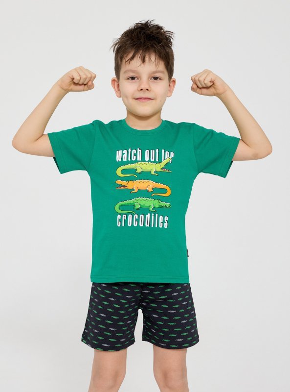 CORNETTE PIŻAMA BOY YOUNG 790/125 CROCCODILES KR