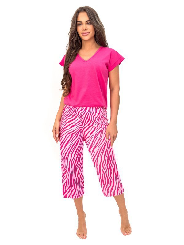 DONNA PIŻAMA DAMSKA ZEBRA 3/4