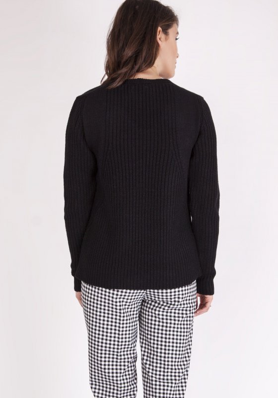 MKMSwetry Sweter Victoria SWE 123 Czarny