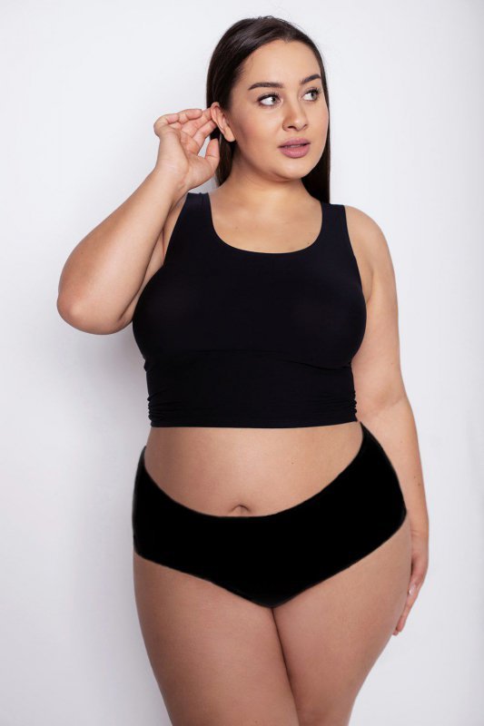 Julimex Figi Flexi-One Plus Size Maxi Czarne