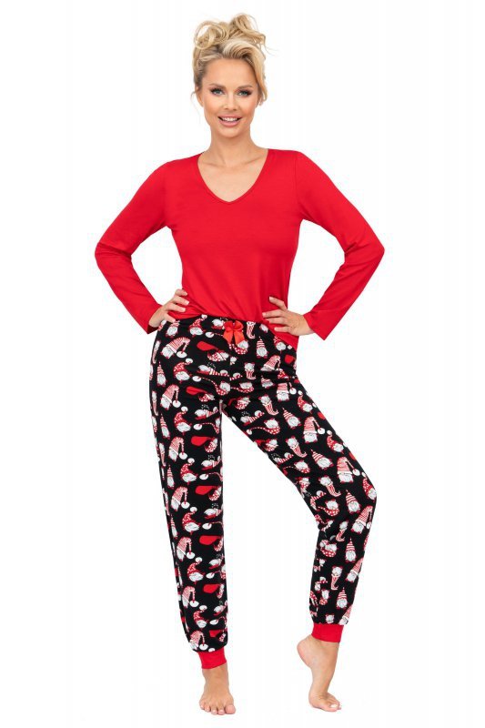 Donna Piżama Santi Long Red