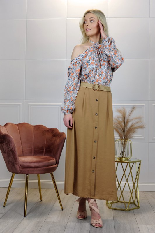 Merribel Spódnica Lulineta Camel