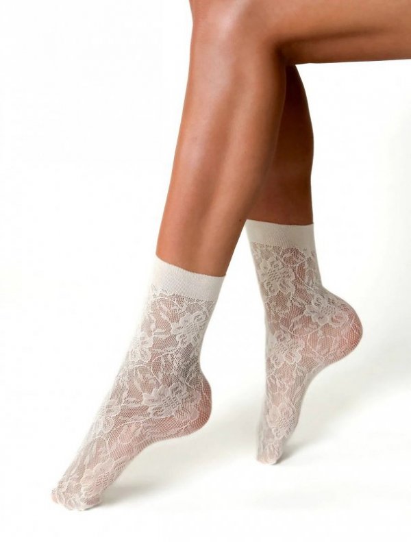 Veneziana Skarpetki Rosa Stile Panna