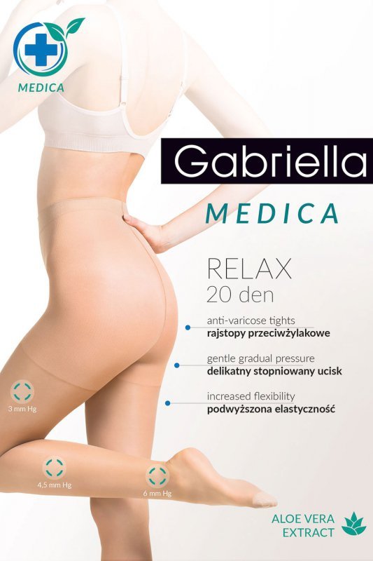 Gabriella Medica Relax 20 DEN Code 110 bielizna wyrób pończoszniczy rajstopy