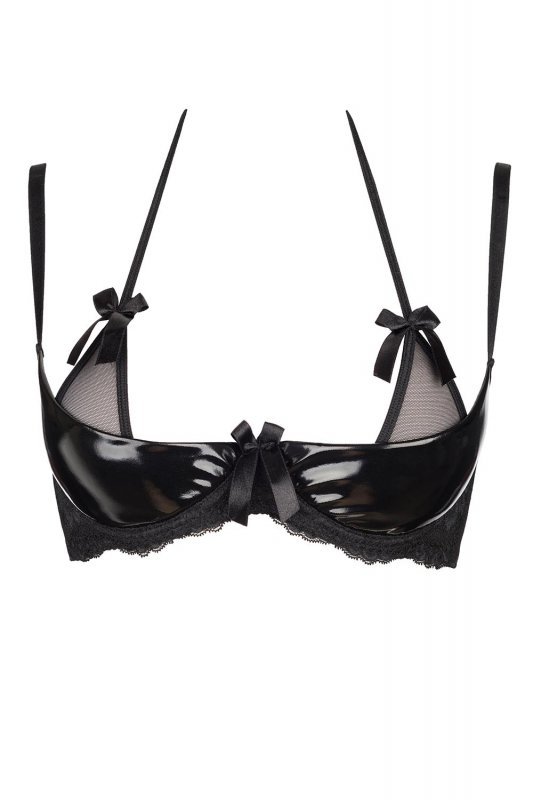 Axami V-6471 Noir bielizna biustonosz półbiustonosz