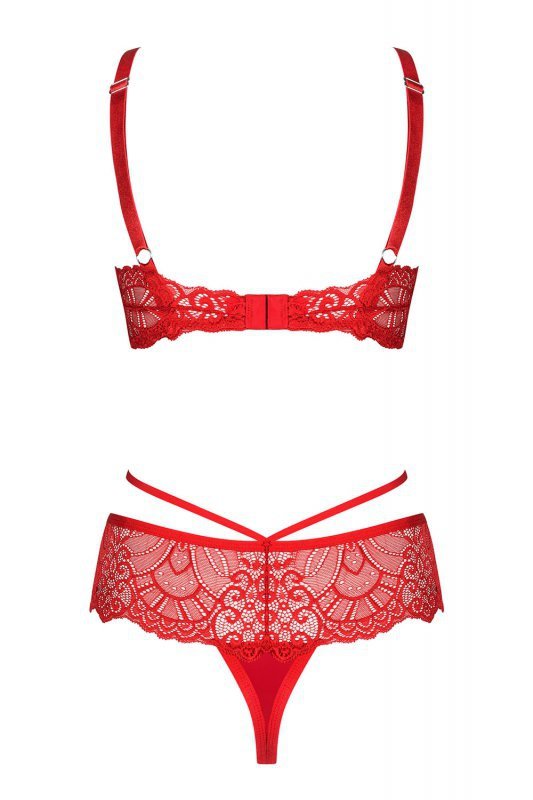 Obsessive Loventy 2-pcs set bielizna nocna komplet biustonosz + stringi