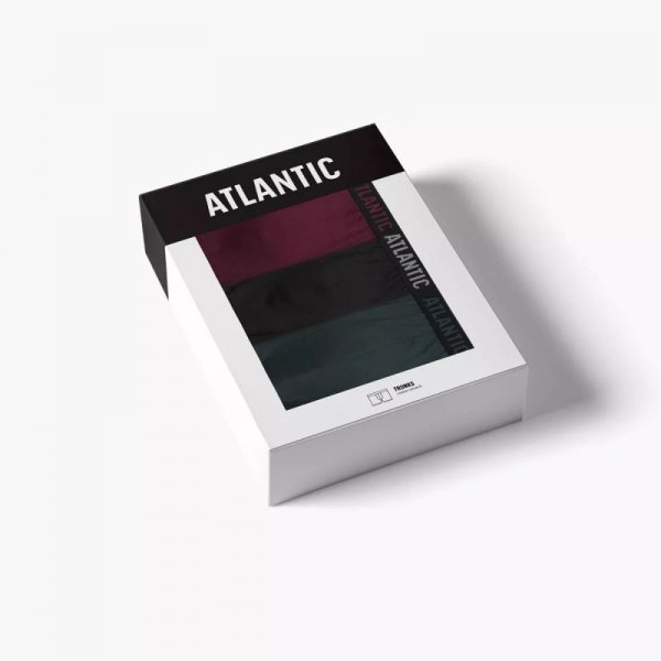 Atlantic Szorty męskie 3MH 011 3p cza/szg/cab