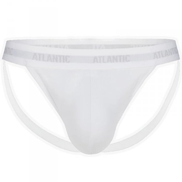 Atlantic Slipy otwarte jockstrap 1571 białe