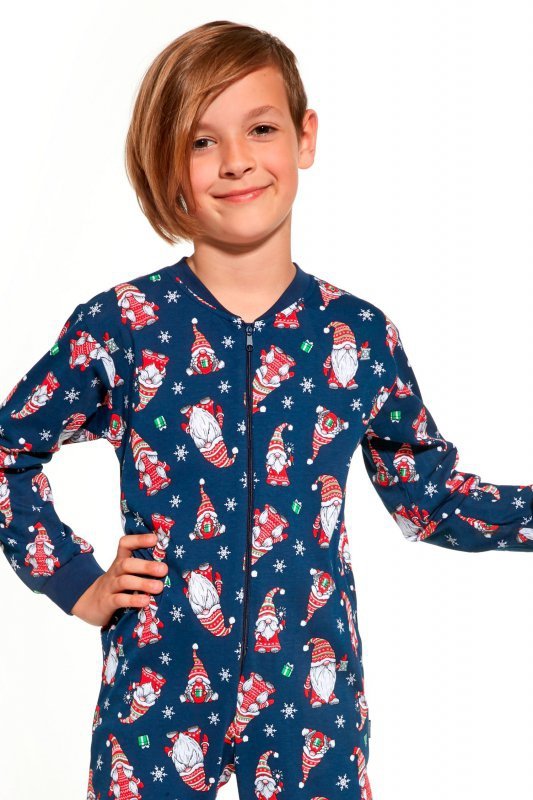 Cornette Piżama kombinezon Gnomes2 185/138 kids granatowy
