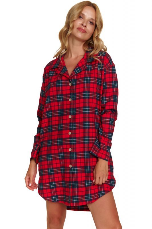 Doctornap Koszula nocna TM 7126 red check