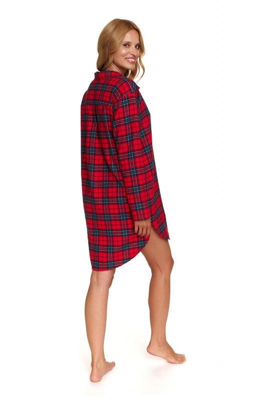 Doctornap Koszula nocna TM 7126 red check