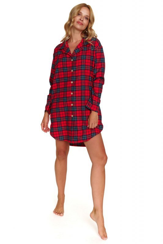 Doctornap Koszula nocna TM 7126 red check