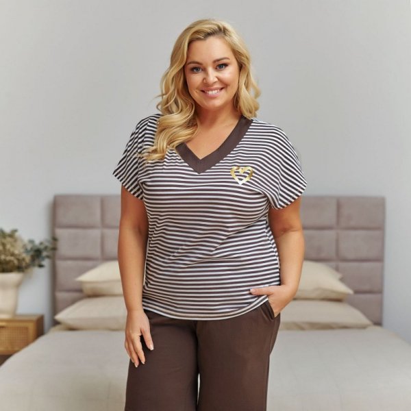 Doctornap Piżama damska PB 7471 brownie plus