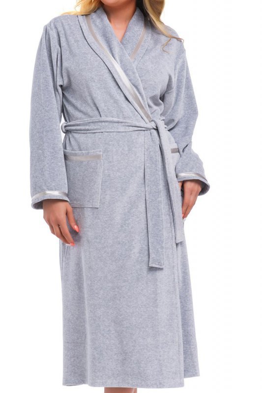 Doctornap Szlafrok SWA 1078 grey melange