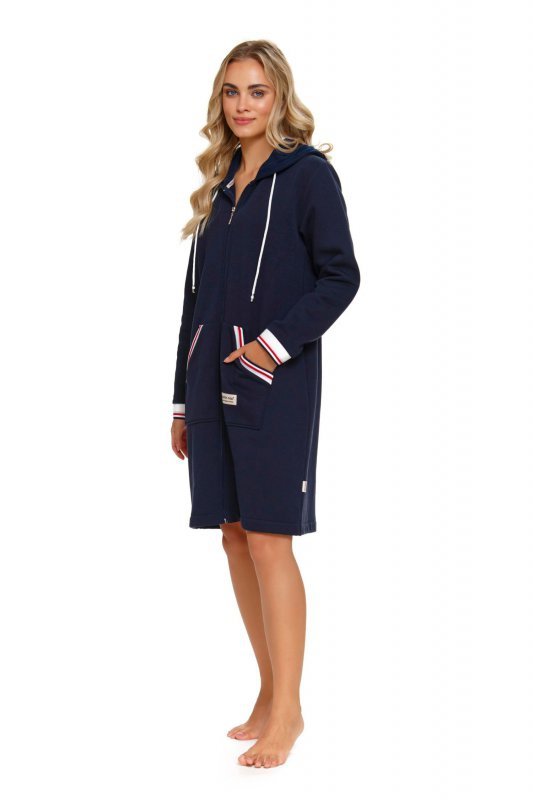 Doctornap Szlafrok SMZ 4508 navy blue plus