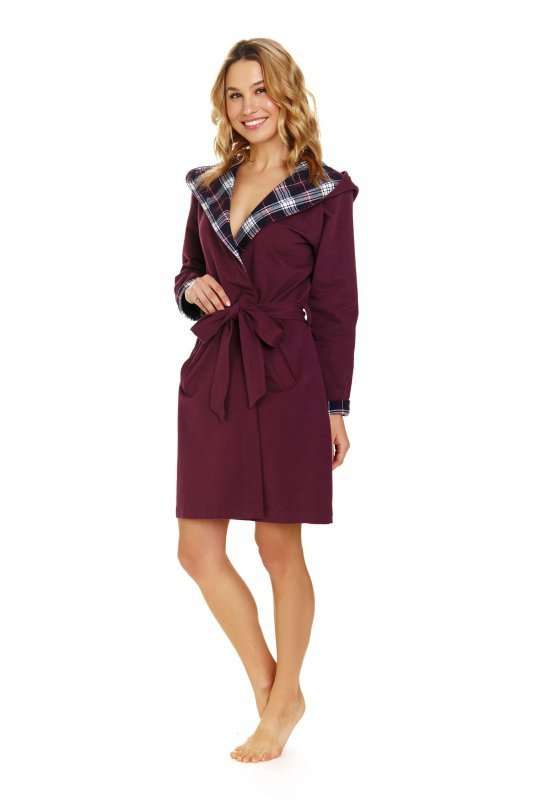 Doctornap Szlafrok damski SWW 7106 burgund