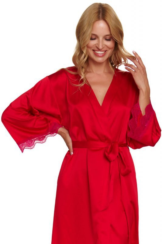 Doctornap Szlafrok damski SWW 7173 scarlet