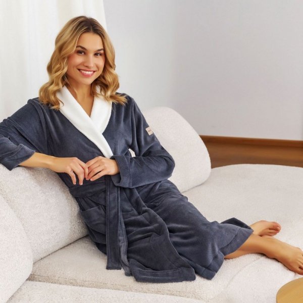 Doctornap Szlafrok damski SWW 7182 grey