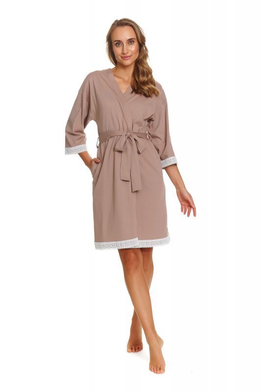 Doctornap Szlafrok damski SWW 7461 beżowy
