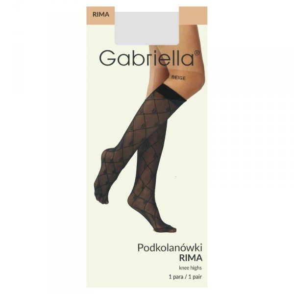 Gabriella Podkolanówki Rima 1246 cream