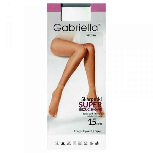 Gabriella Skarpetki Super bezuciskowe 600 15 den smoky
