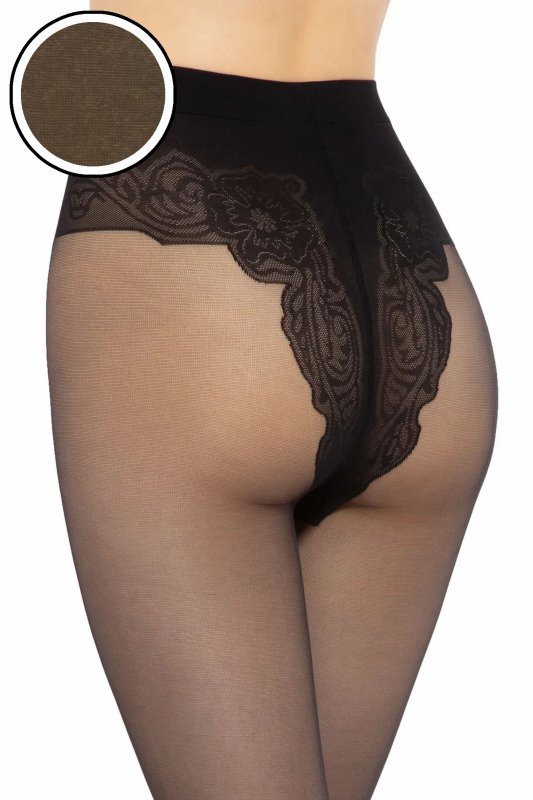 Gatta Rajstopy Monica microfibre 20den moka