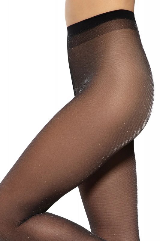 Gatta Rajstopy Nais lurex nero/gold