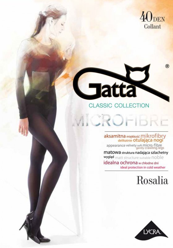 Gatta Rajstopy Rosalia 40 den białe