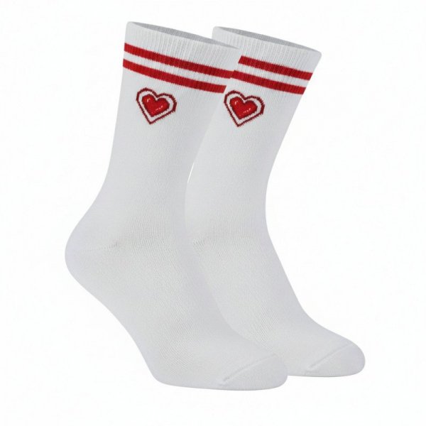 Gatta Skarpety serce W 995 białe