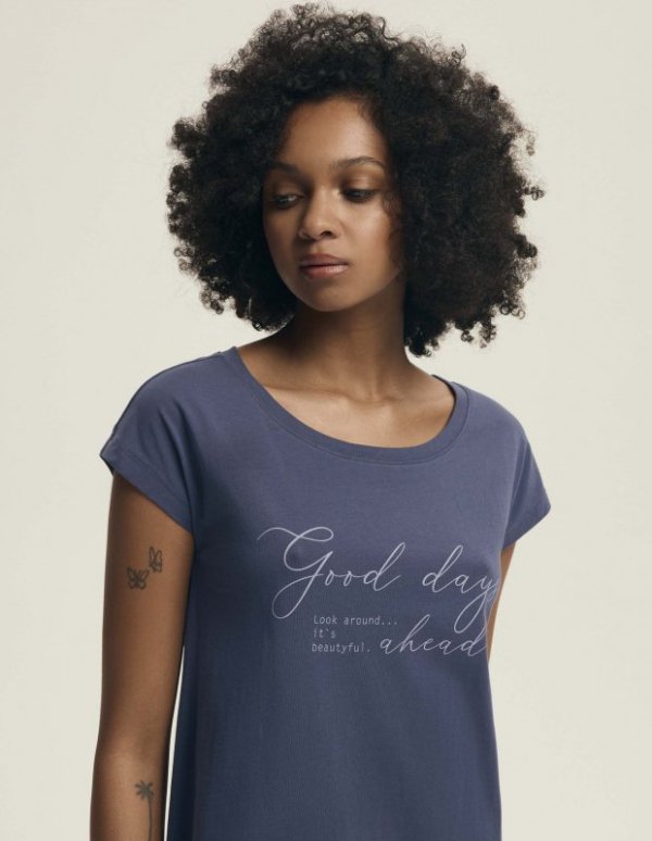 Esotiq-Henderson Koszula nocna Delanie 43700 granatowa