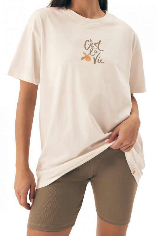 Esotiq-Henderson Piżama damska Naranja 42685 cream