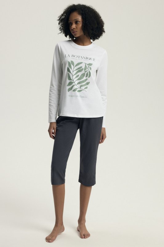 Esotiq-Henderson Piżama damska Danna 43686 biała