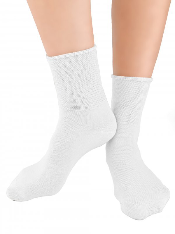 Noviti Skarpety SB 103 U 06 medical białe