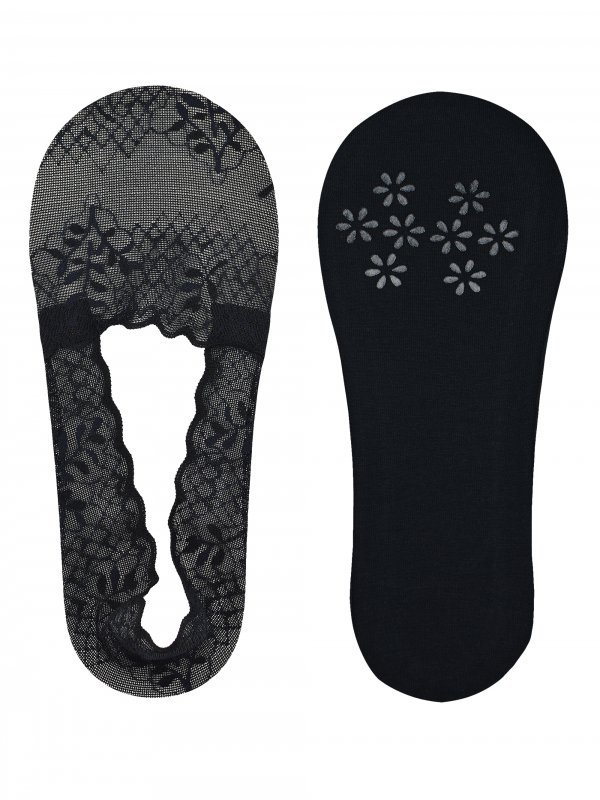 Noviti Stopki SN 048 W 01 koronka czarne