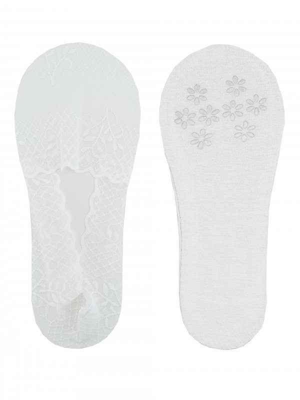 Noviti Stopki SN 048 W 04 koronka białe
