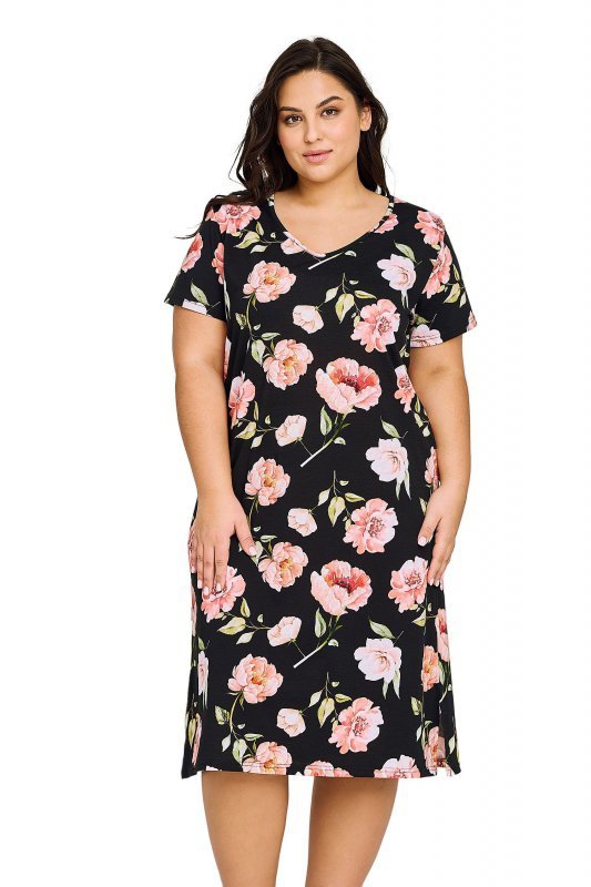 Taro Koszula nocna Peony 3160 01 czarna