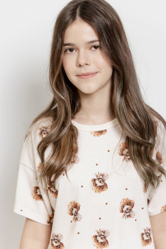 Taro Dziecięca koszula nocna Coco 3592 01 beżowa