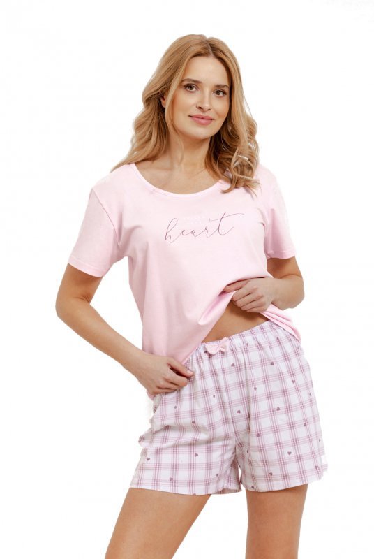 Taro Piżama damska Arabella 3416 01 różowa