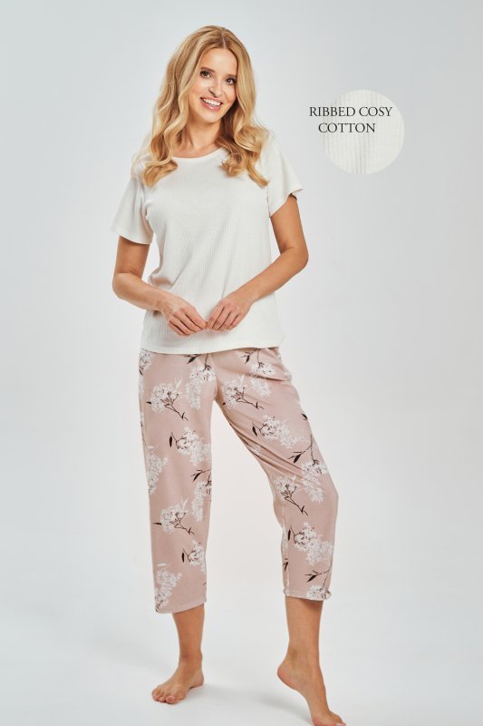 Taro Piżama damska Fiora 3539 01 ecru