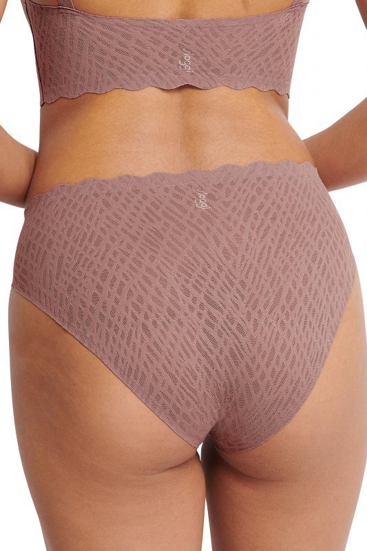 Sloggi Figi Zero Feel Bliss High leg brudnoróżowe