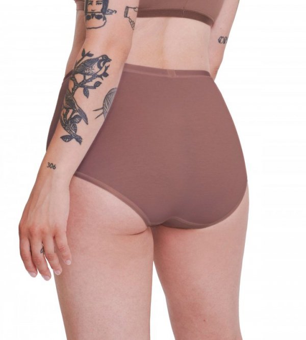 Sloggi Figi Romance maxi brązowe