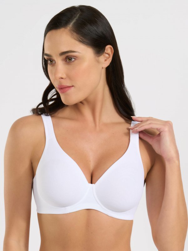 393 Biustonosz Soft, bianco/biały